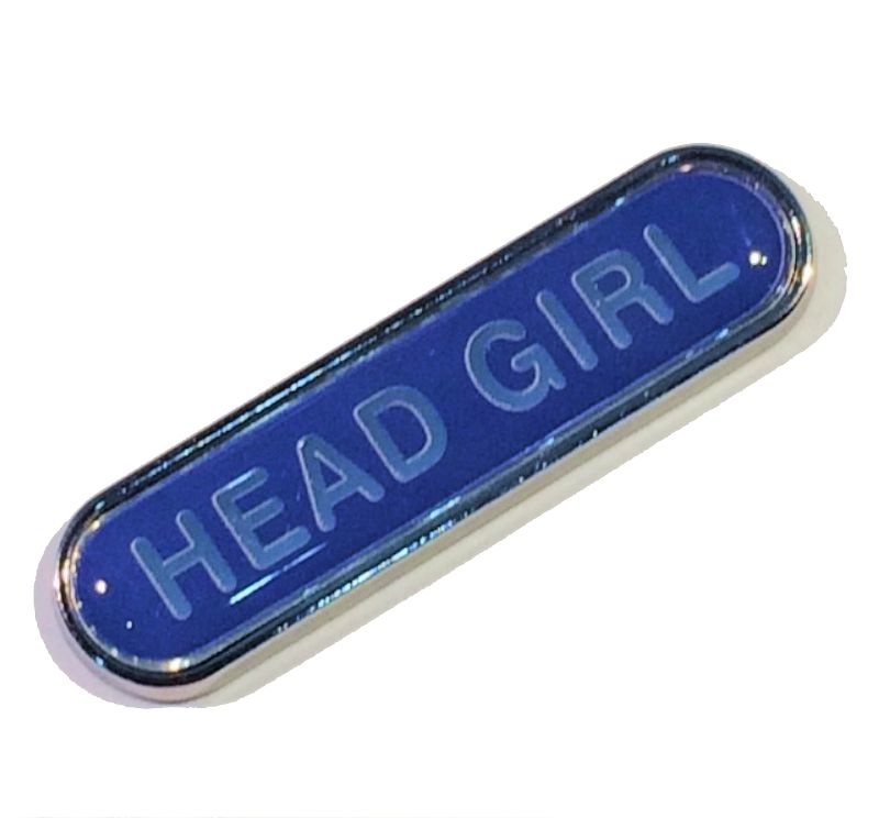 HEAD GIRL bar badge